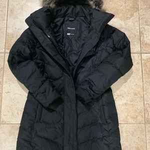 marmot long down jacket